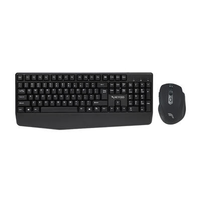 Ergonomic multimedia wireless combo keyboard and mouse for PC customized wireless combo computer accessories